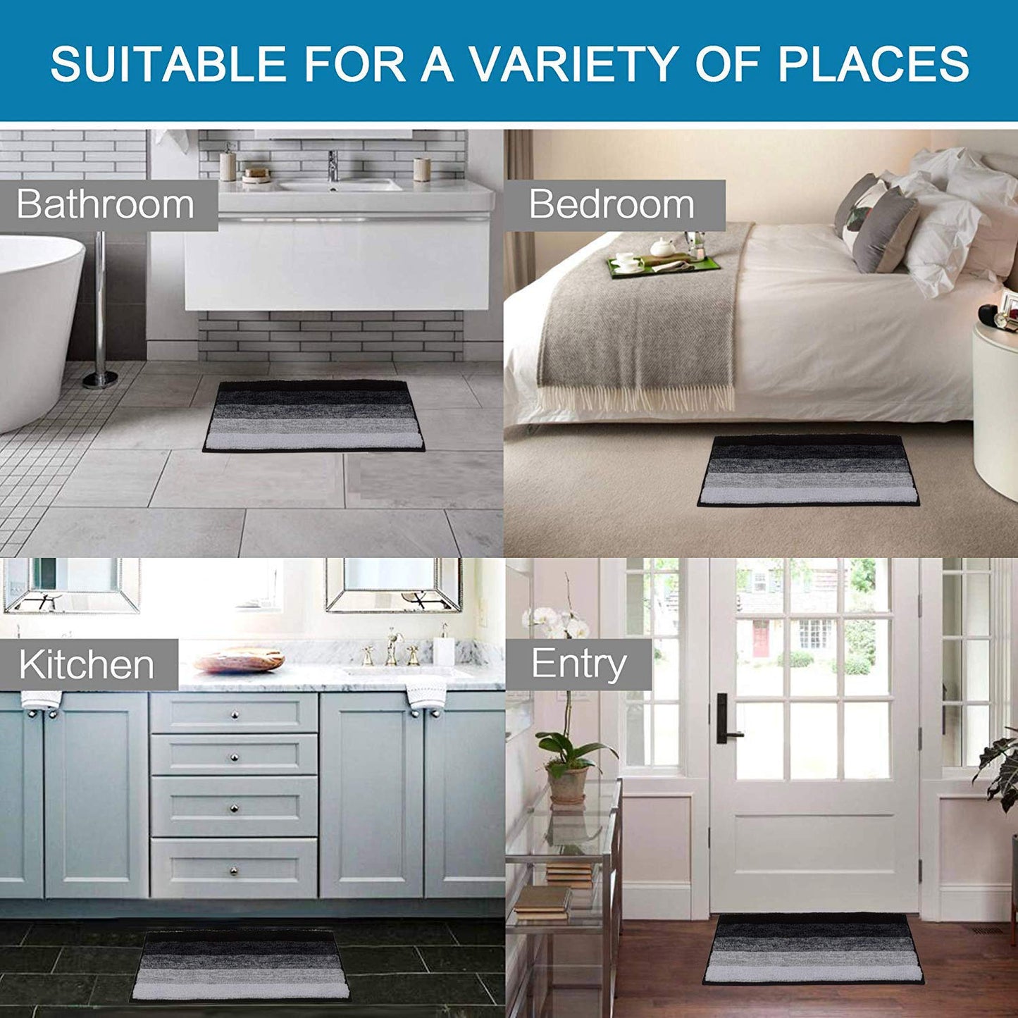 Super Absorbent Soft Bathroom Mat