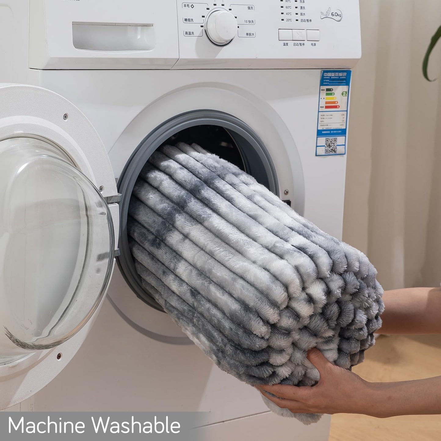 Grey Gradient AC Blanket Double Bed | Machine Washable | HOKIPO
