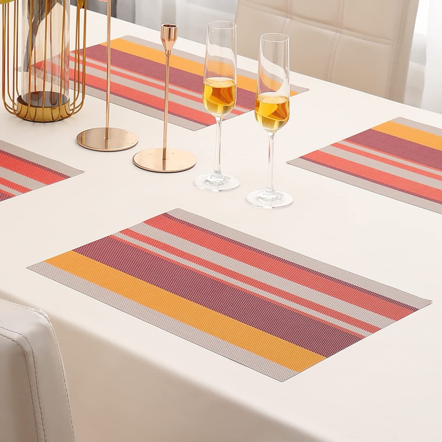 PVC Dining Table Mats, Multicolour