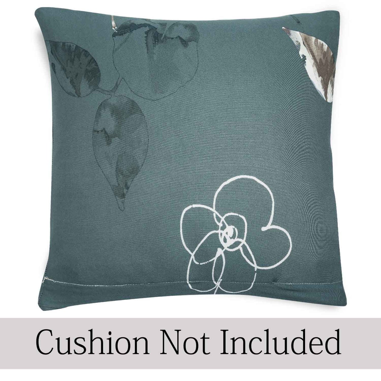 HOKIPO Stretchable Pack of 2 Cushion Cover 16x16, Smokey Grey