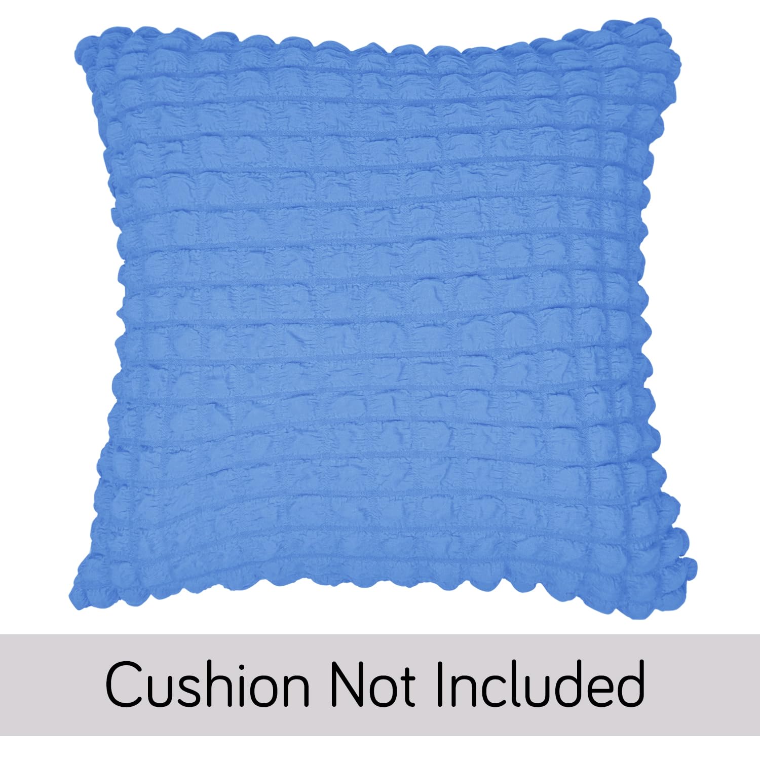 Buy Cute Sky Blue Colour Zippered Square Sofa Pillow Covers Online