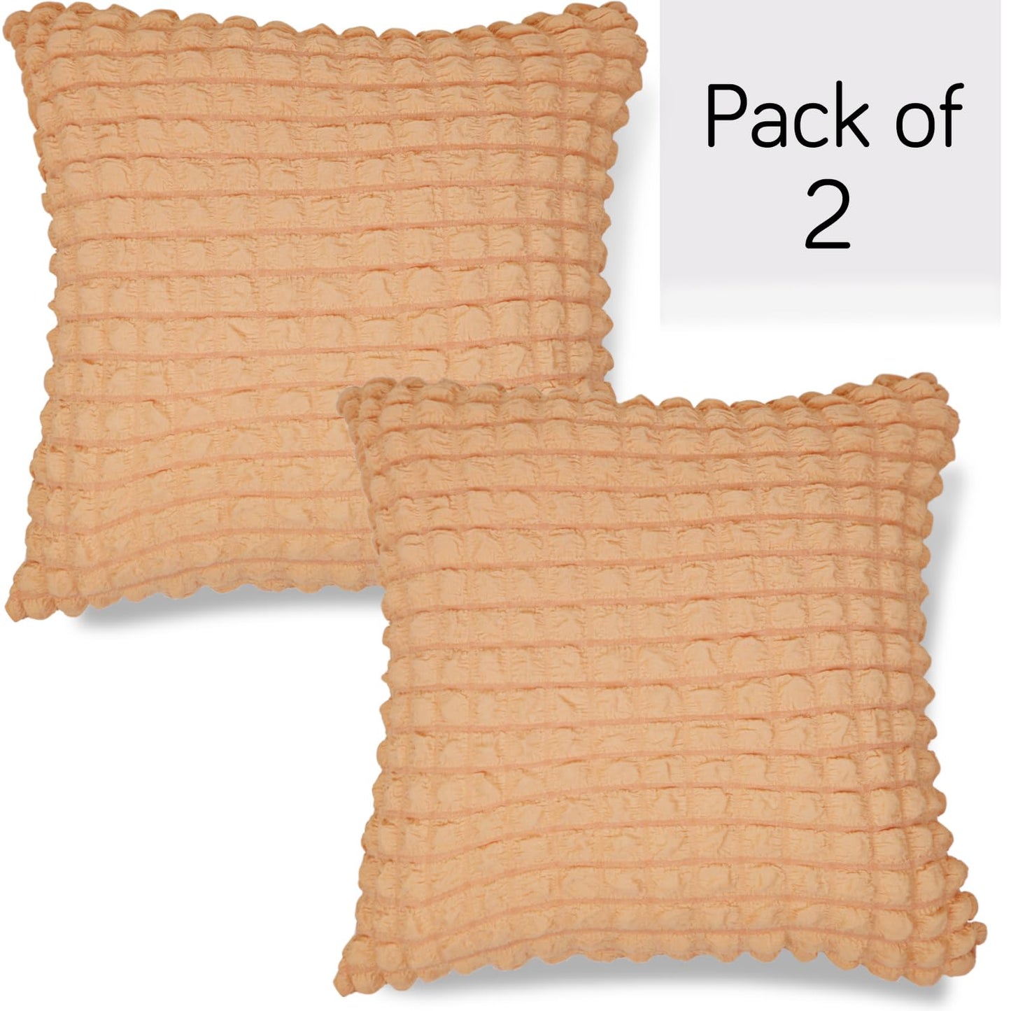 Best Light Brown Colour Zippered Square Pillow Cover