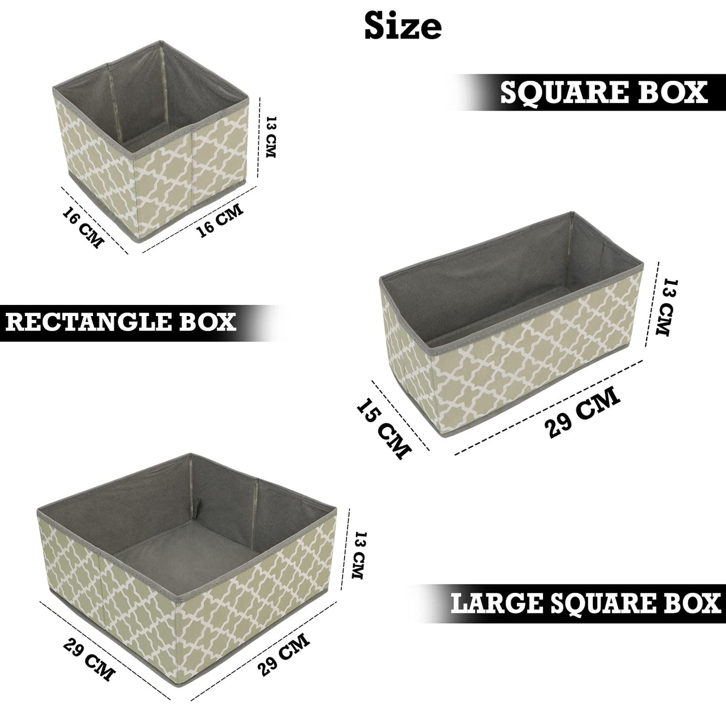 Foldable Storage Basket Bins Closet Wardrobe Organizer