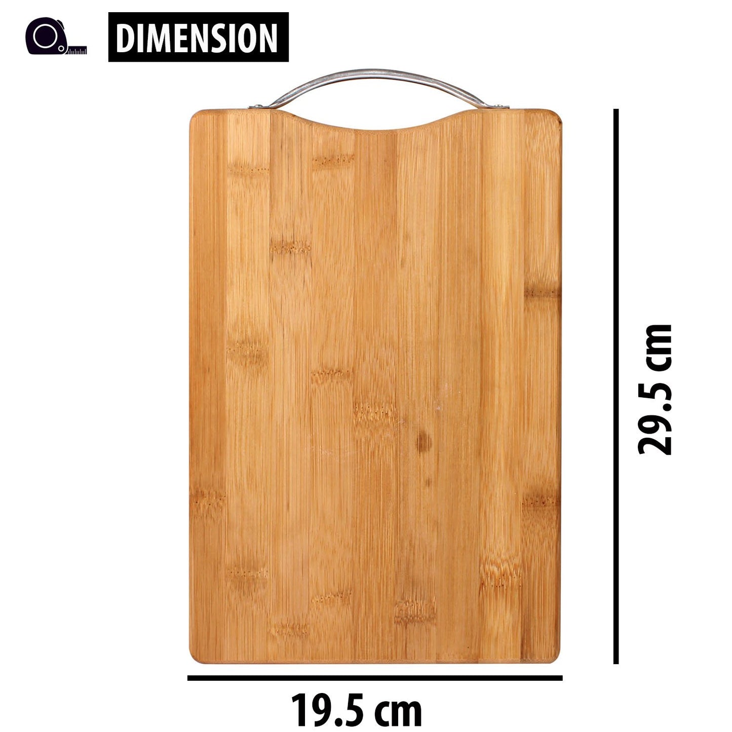 Bamboo Wooden Cutting Board With Handle - Medium/Large/Extra large
