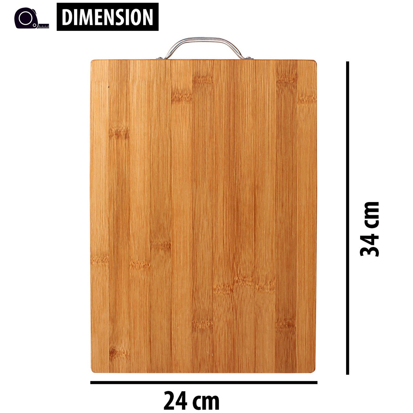 Bamboo Wooden Cutting Board With Handle - Medium/Large/Extra large