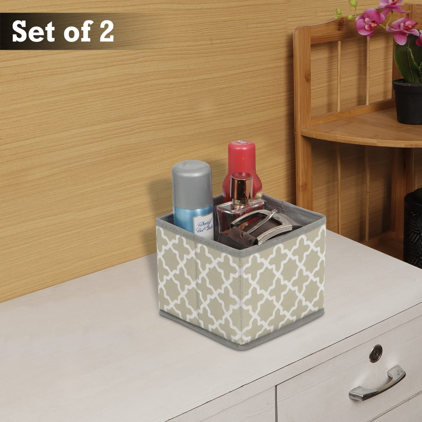 Foldable Storage Basket Bins Closet Wardrobe Organizer