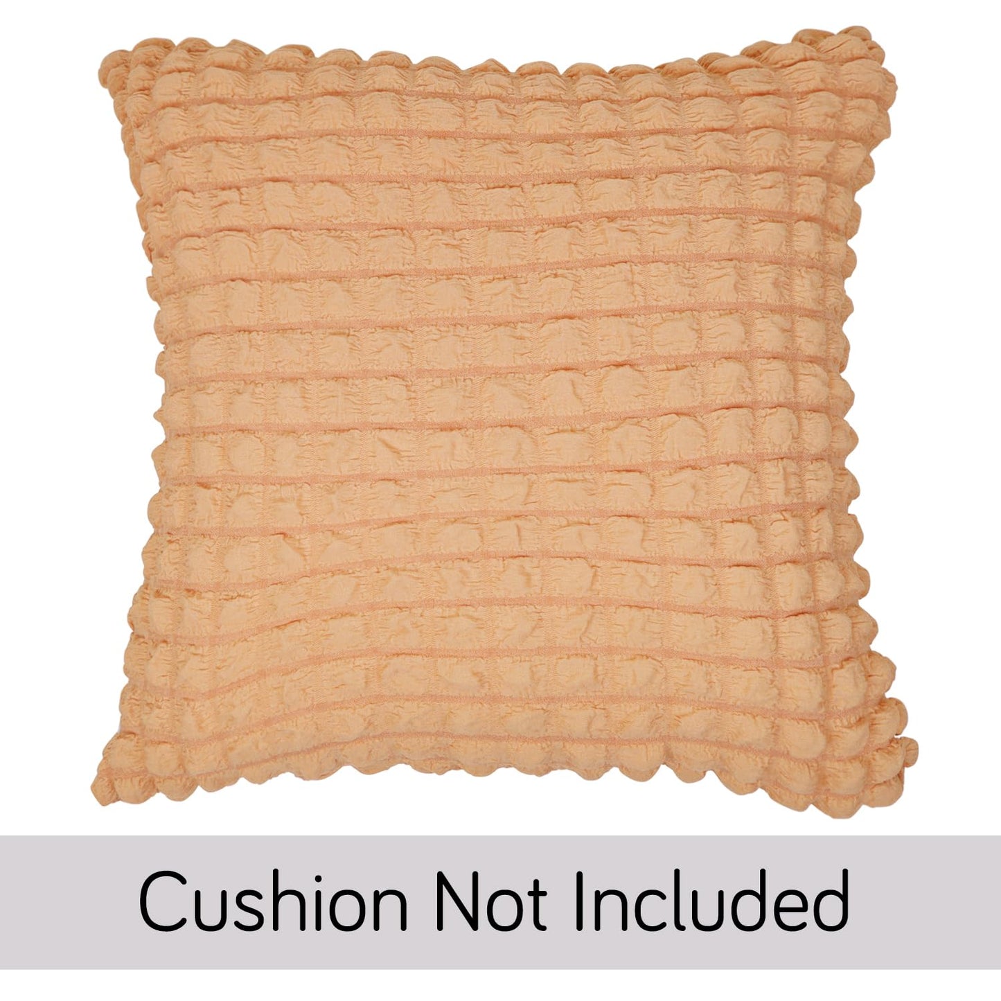 Buy Cute Light Brown Colour Zippered Square Sofa Pillow Covers Online
