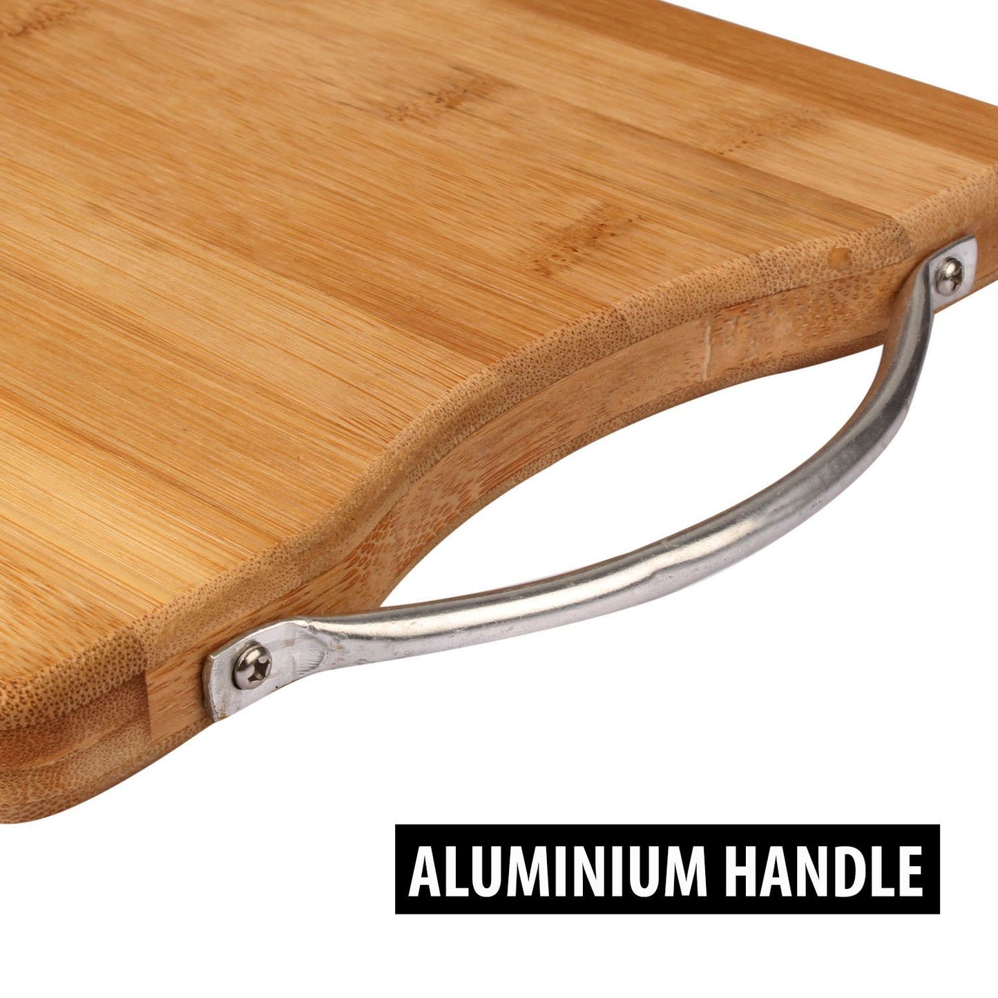 Bamboo Wooden Cutting Board With Handle - Medium/Large/Extra large