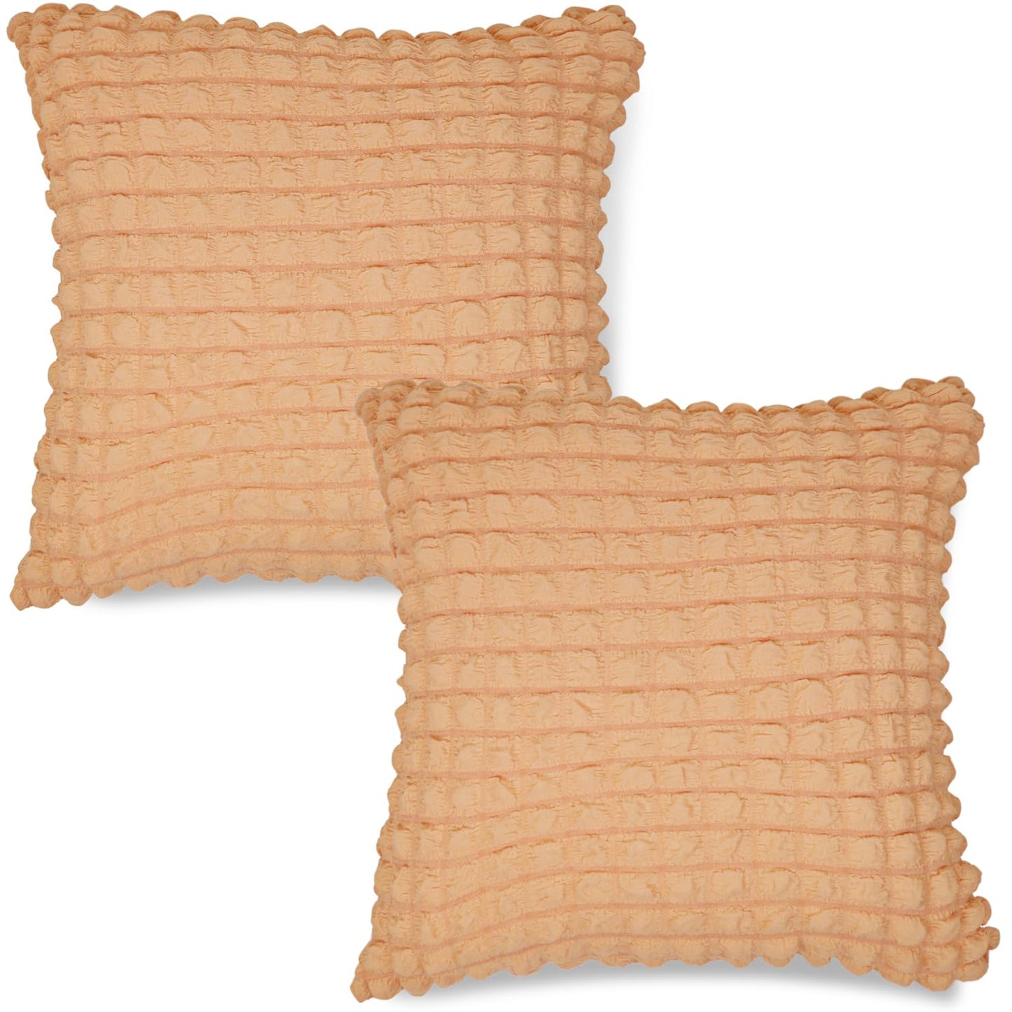 Buy Premium Light Brown Colour Zippered Square Cushion Covers Online