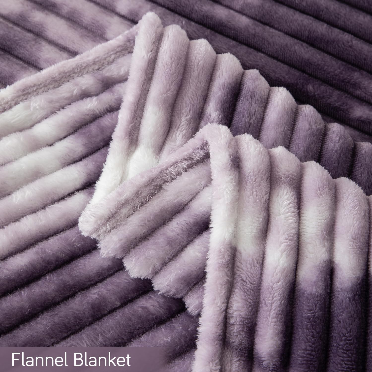 Purple Luxury Double Bed Kambal | HOKIPO