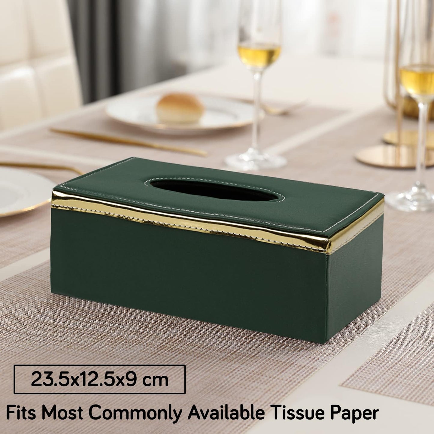 buy green tissue paper holder | HOKIPO