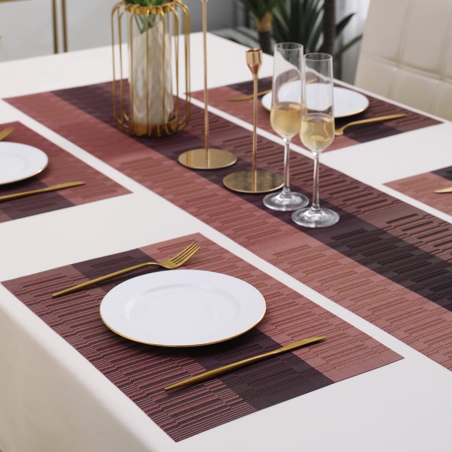 PVC Dining Table Mats, Wine