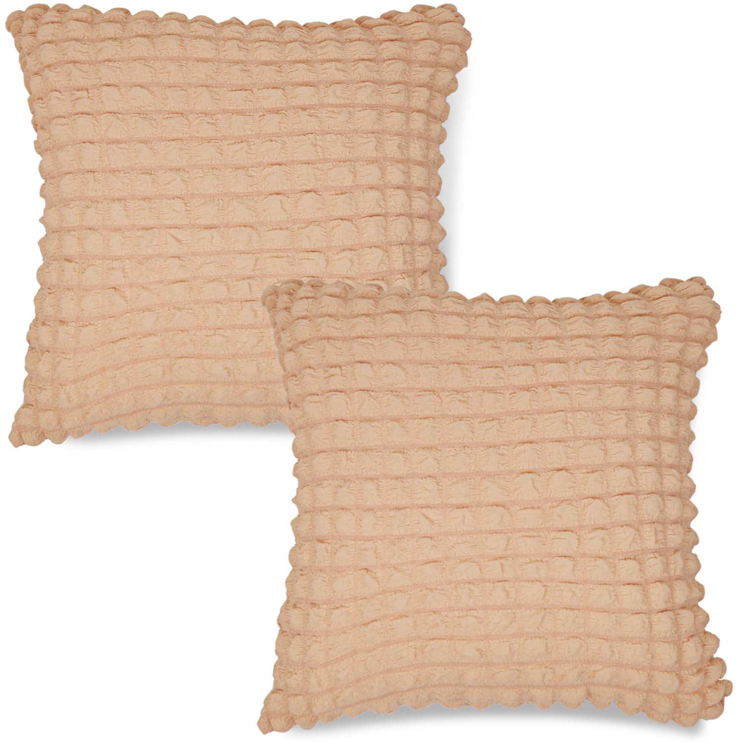 Buy Premium Beige Colour Zippered Square Cushion Covers Online