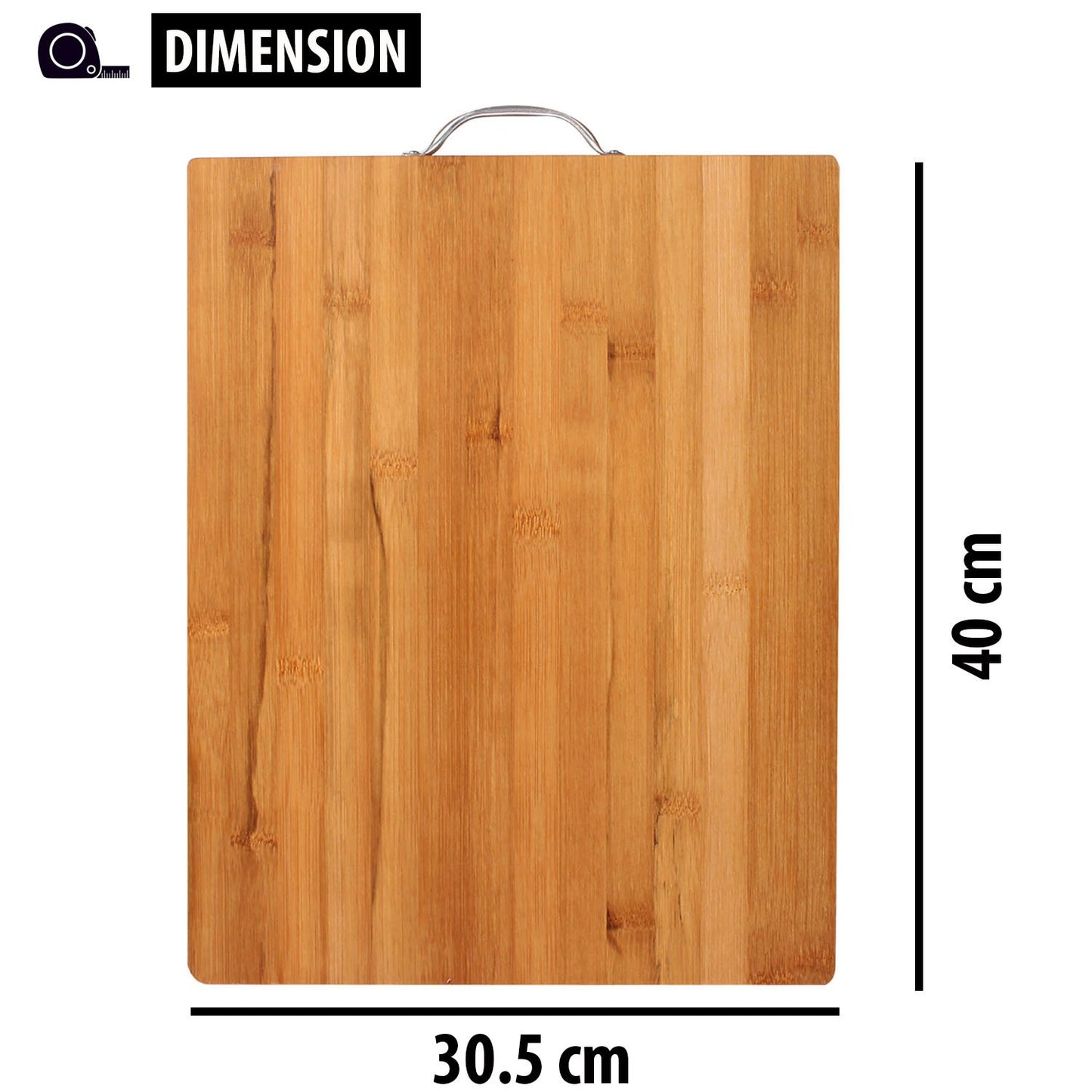 Bamboo Wooden Cutting Board With Handle - Medium/Large/Extra large