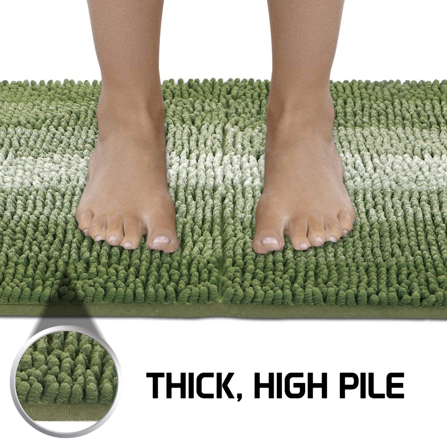 Super Soft Machine Washable Bathroom Floor Mats