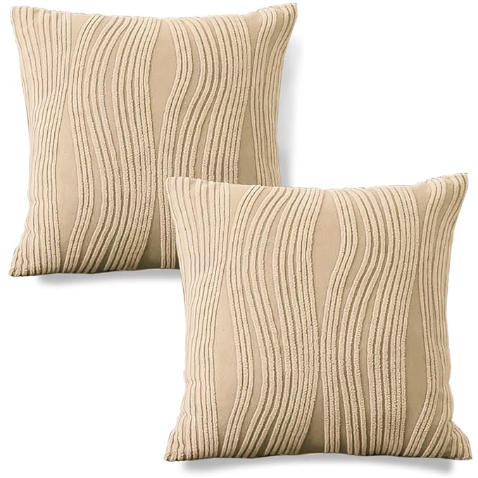 Buy Blush Beige Colour Festive Square Zippered Sofa Cushion Covers