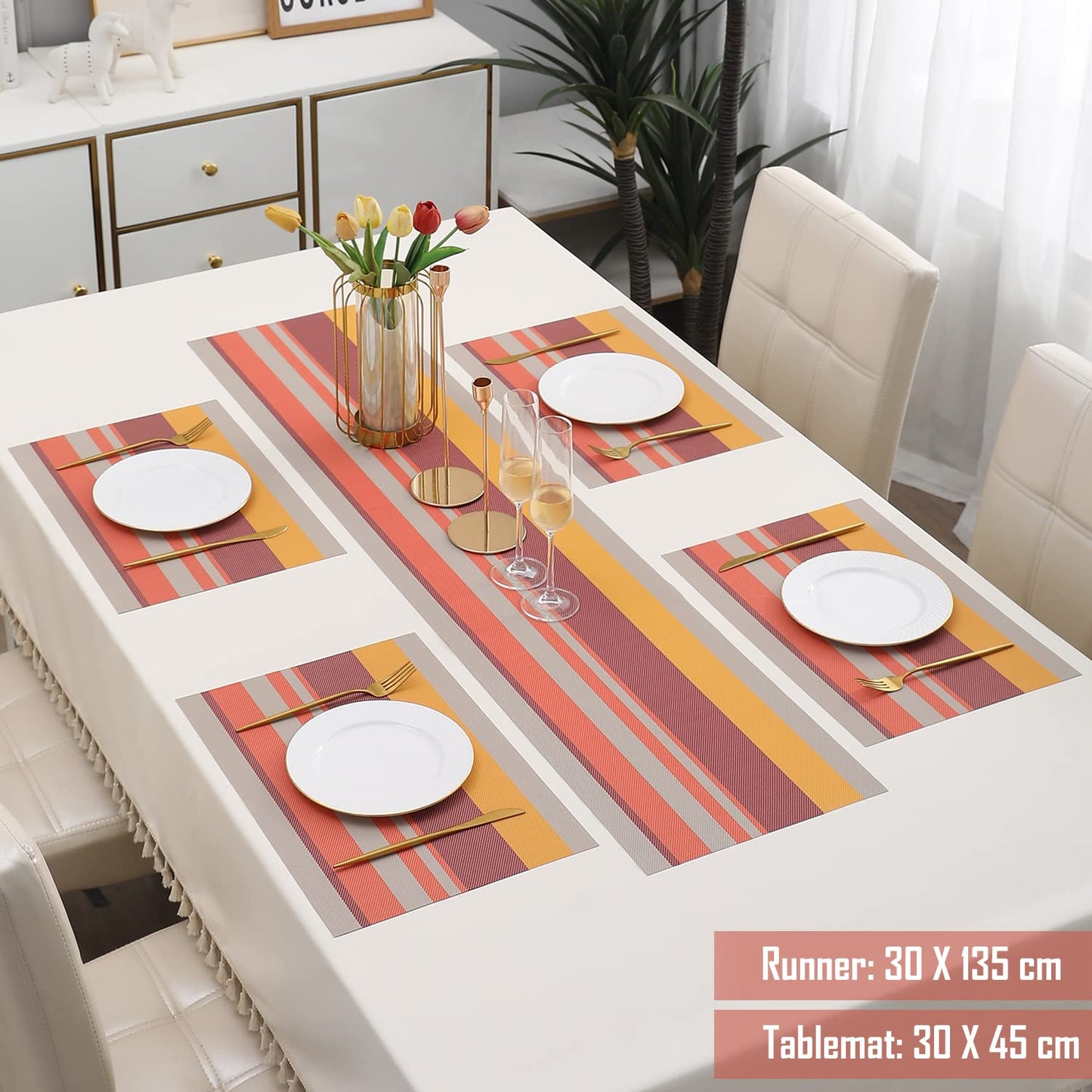 PVC Dining Table Mats, Multicolour