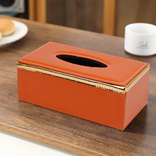 Buy Orange Tissue Paper Box for Home | HOKIPO
