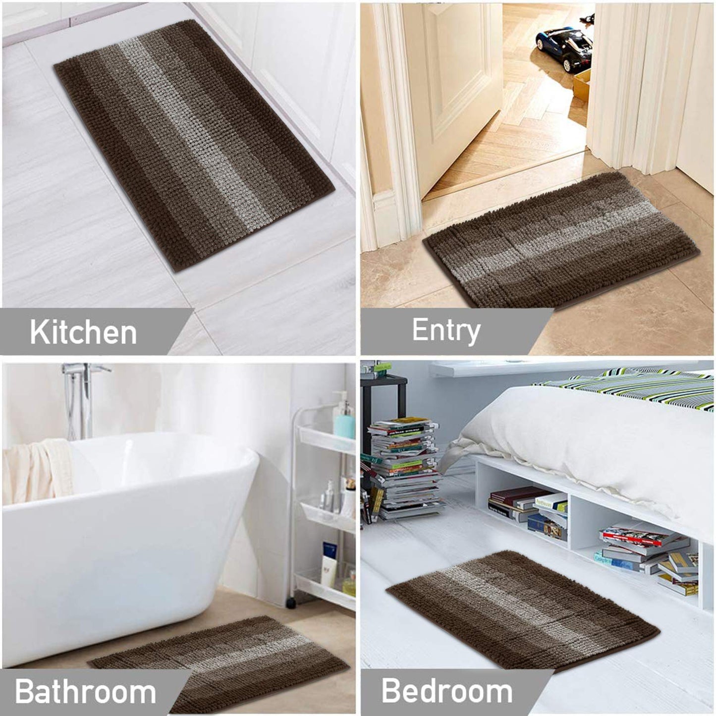 High Absorbent Door Mats for Bathroom