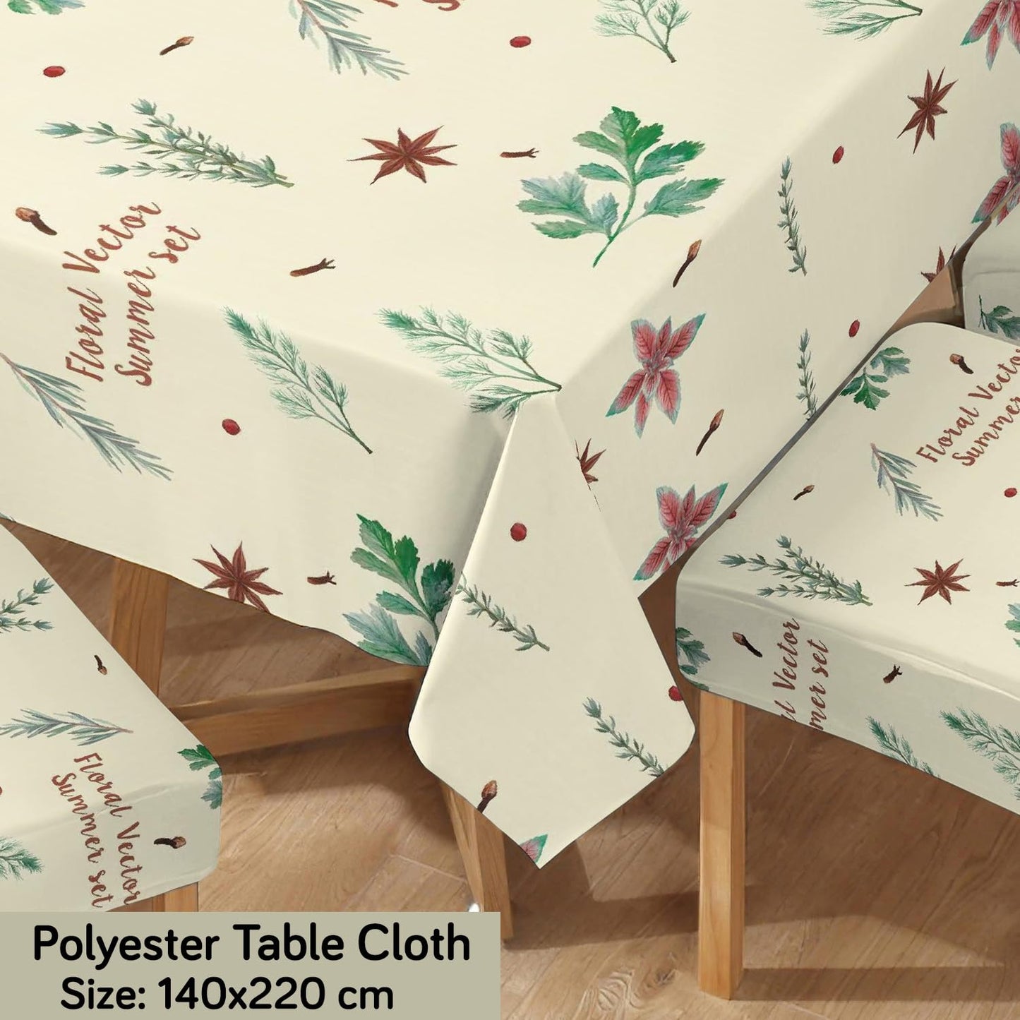 Cream Dining Set Cover | 4/6 Seater