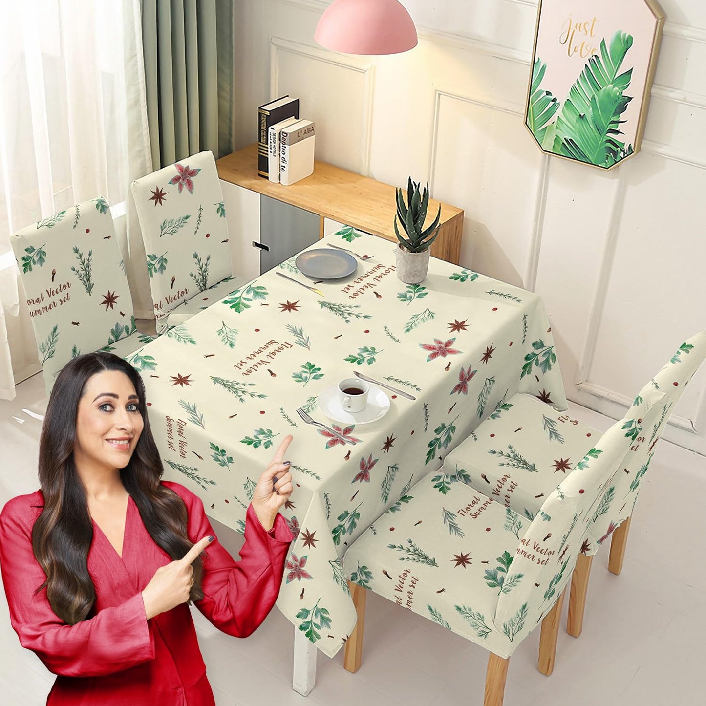 Cream Dining Set Cover | 4/6 Seater