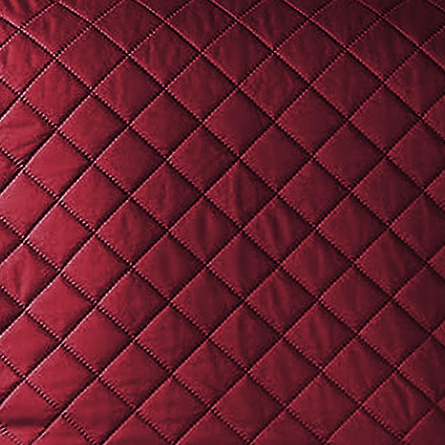 Quilted Recliner Chair Cover With Side Pockets for 1 Seater Sofa, Burgundy