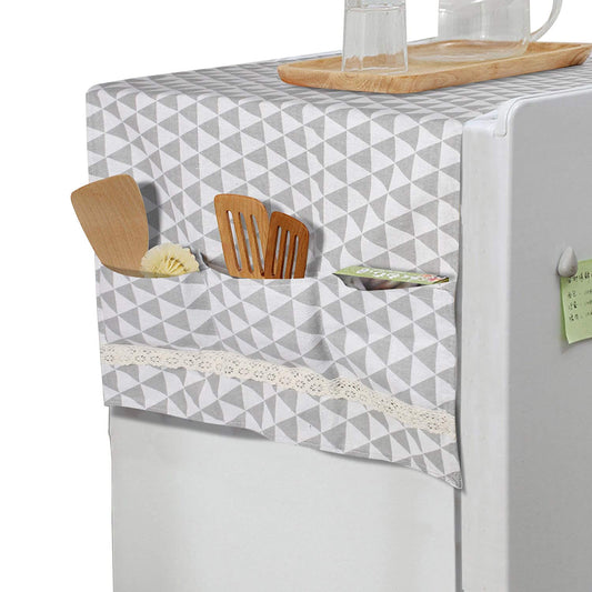 Buy Grey Refrigerator top cover online at HOKIPO