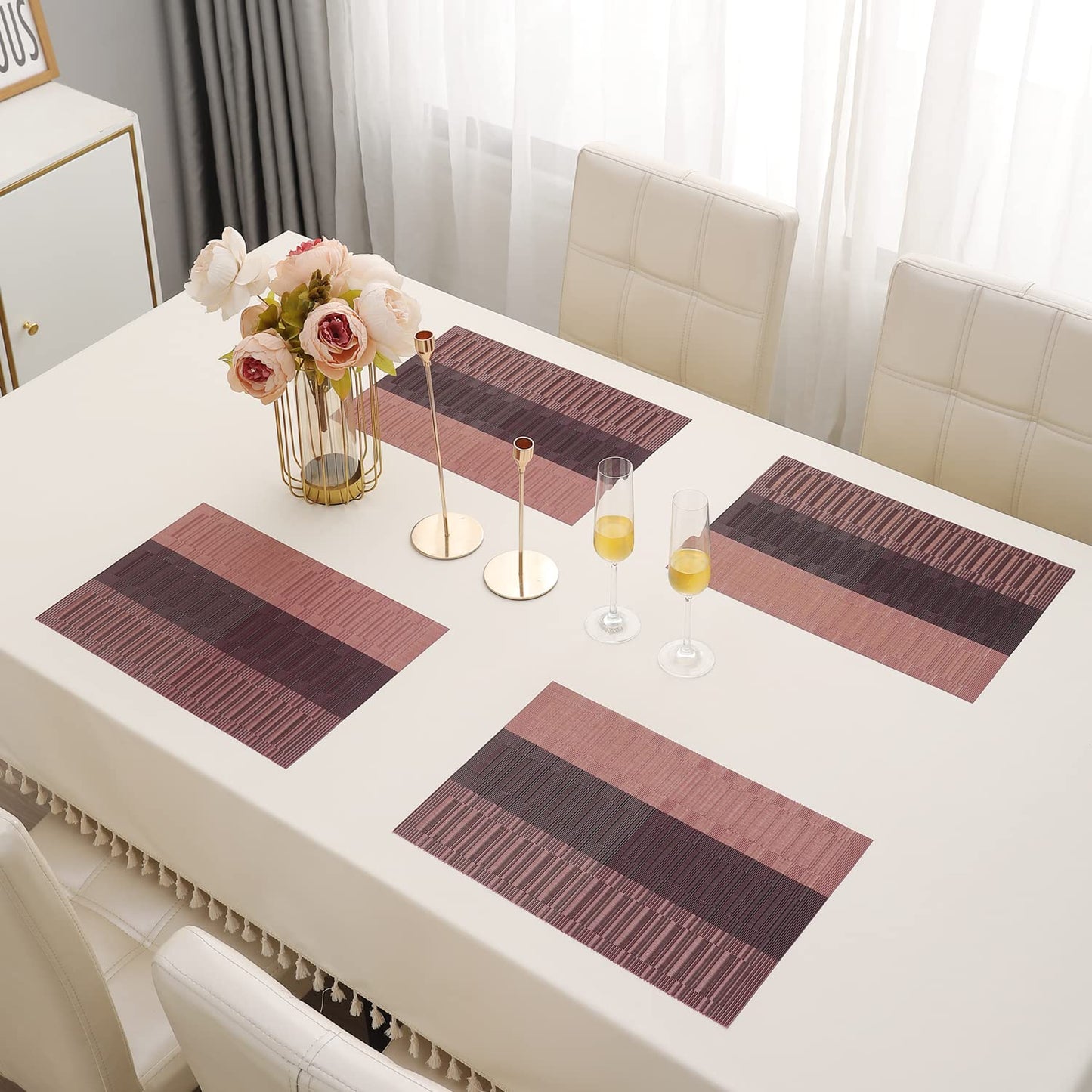 PVC Dining Table Mats, Wine
