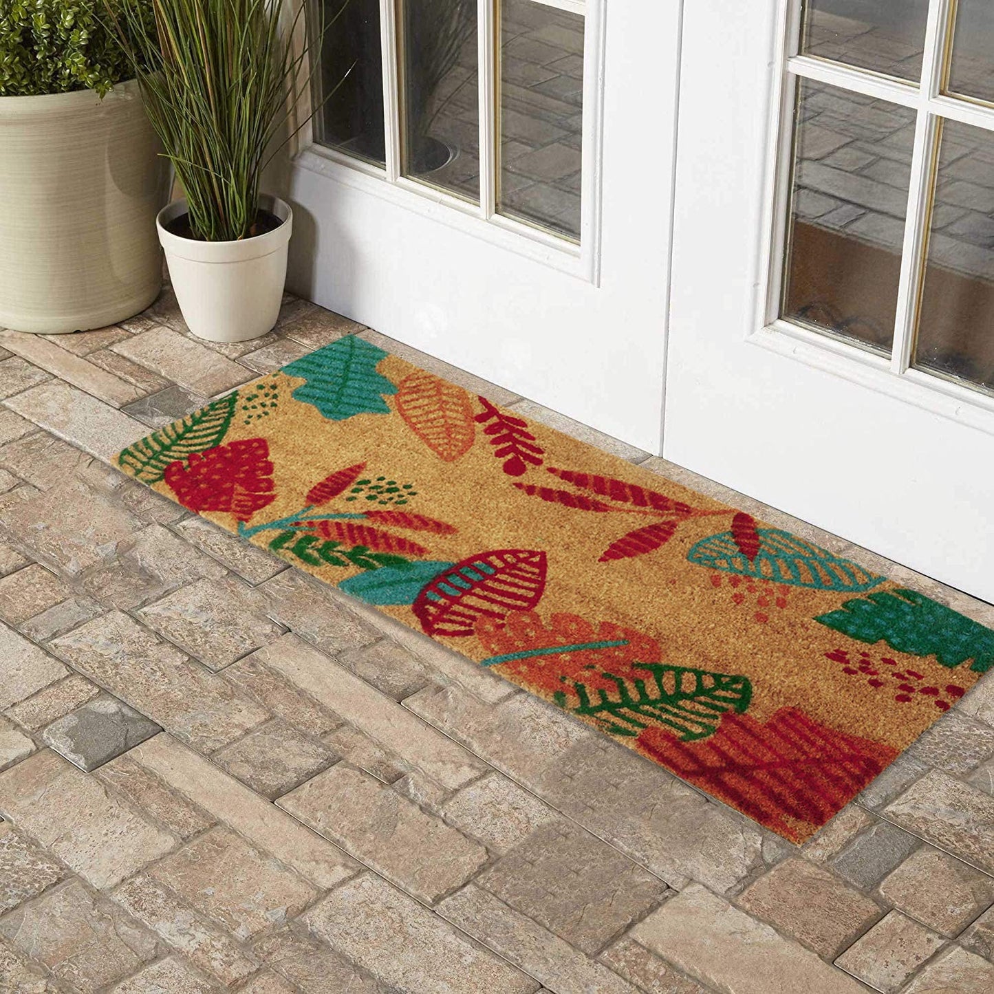 Coir Entrance Door Mat with Anti-Slip PVC Backing