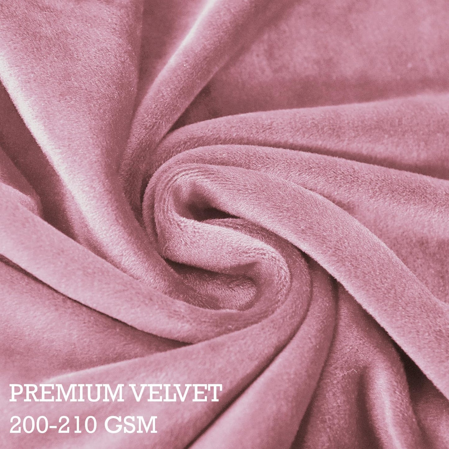 Pink Stylish Premium Velvet Chair Cover for Wingback Chair
