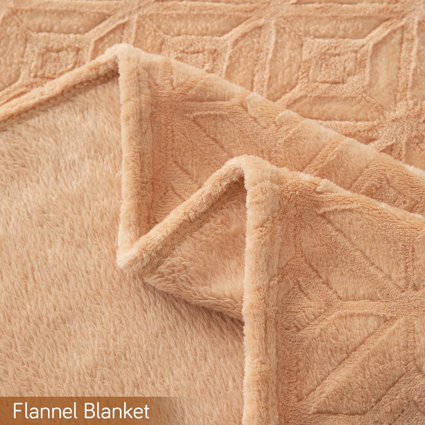 Beige Colour Warm AC Blanket Double Bed | HOKIPO
