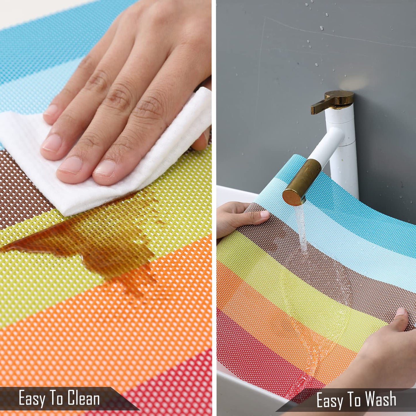 PVC Table Runner for Dinner and Coffee Table, Multicolour