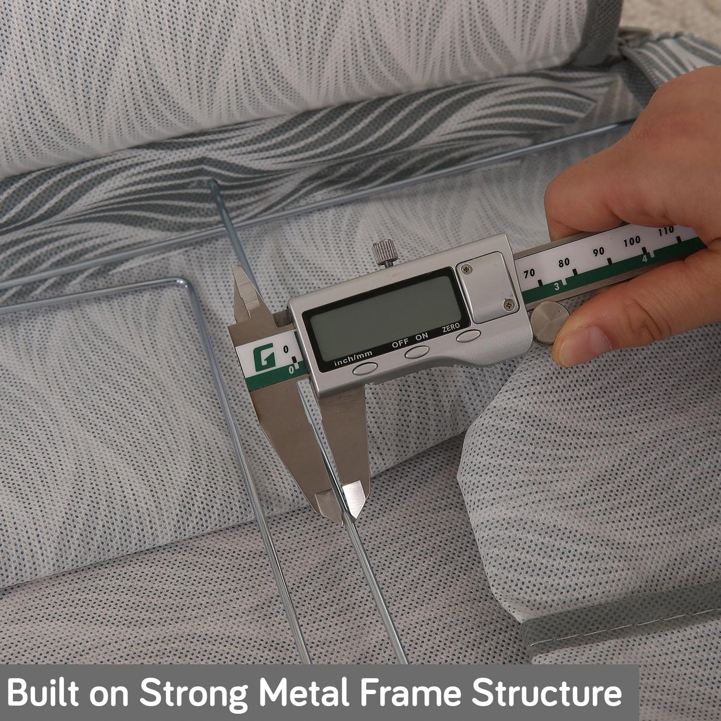 Sturdy, Stackable and Moisture Resistant Non-Woven Cloth Organiser for Storage, Grey