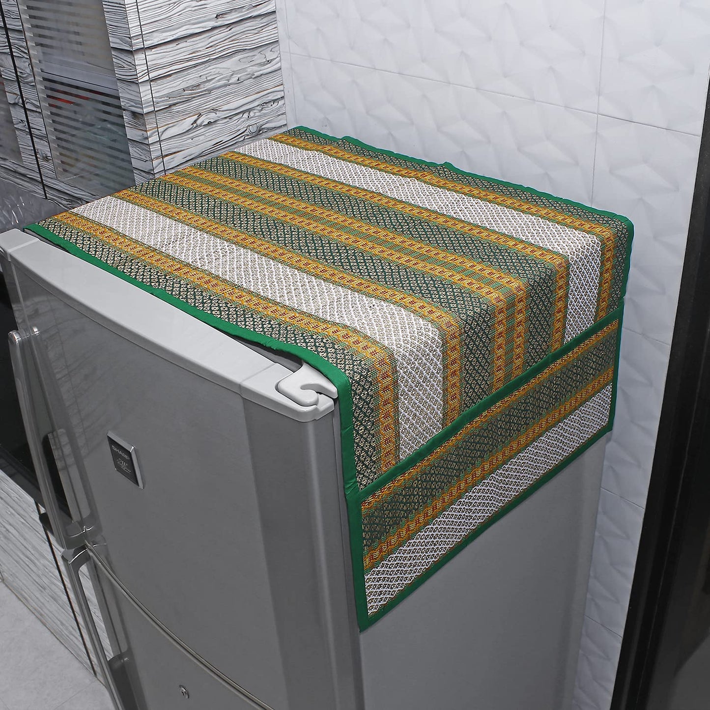 Buy Green Colour Fridge Top Cover online at HOKIPO