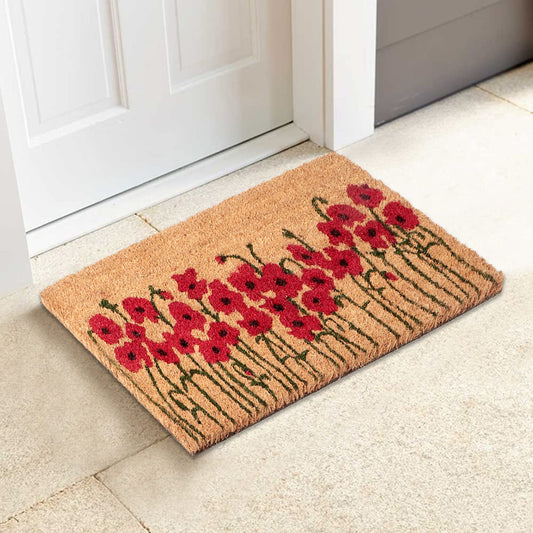 Coir Entrance Door Mat with Anti-Slip PVC Backing
