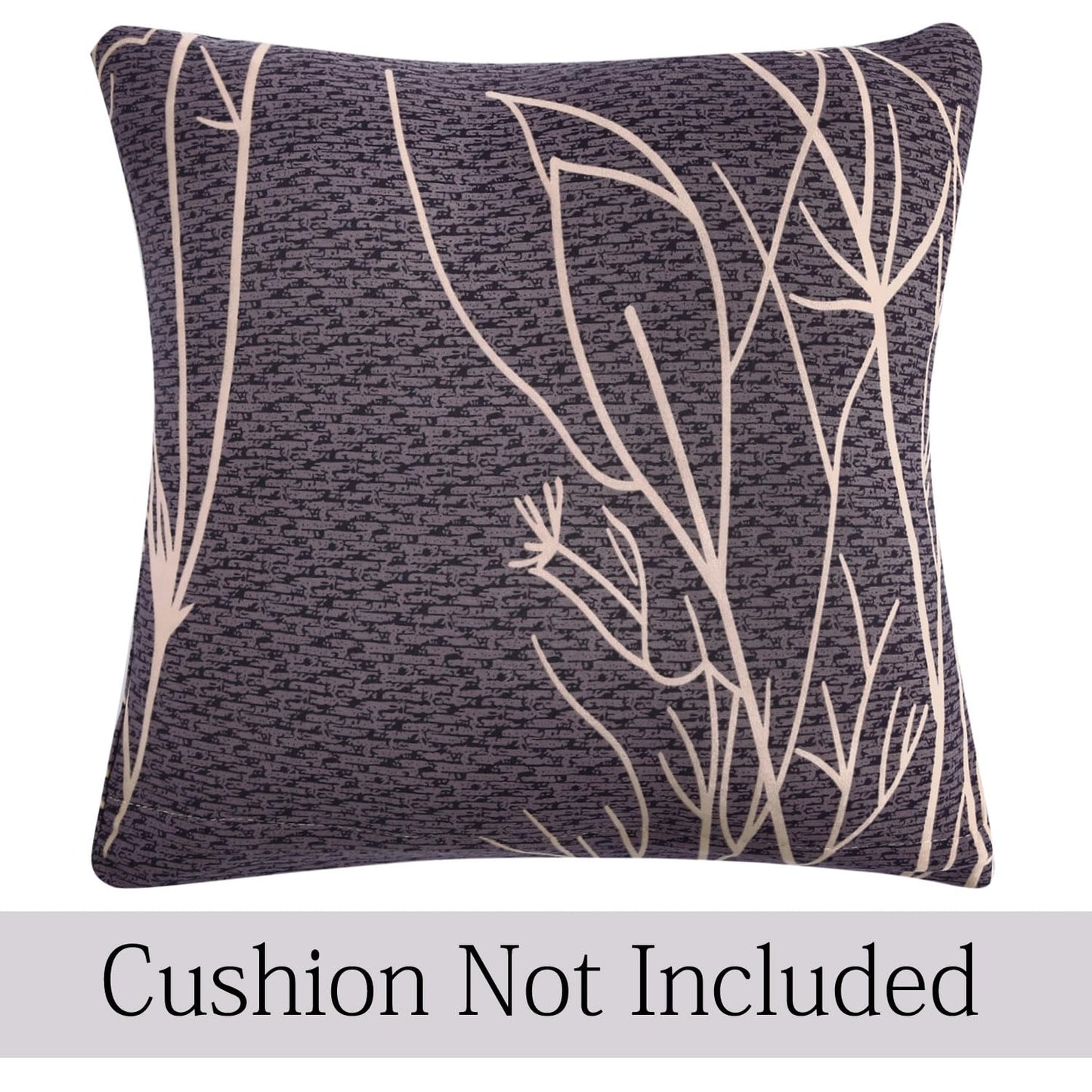 Fancy Dark Coffee Twigs Print zippered cushion cover online