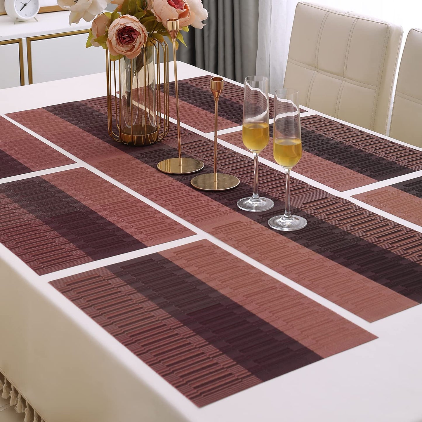 PVC Dining Table Mats, Wine