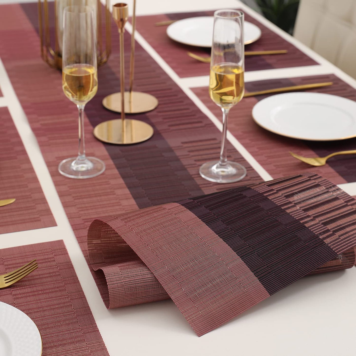 PVC Dining Table Mats, Wine