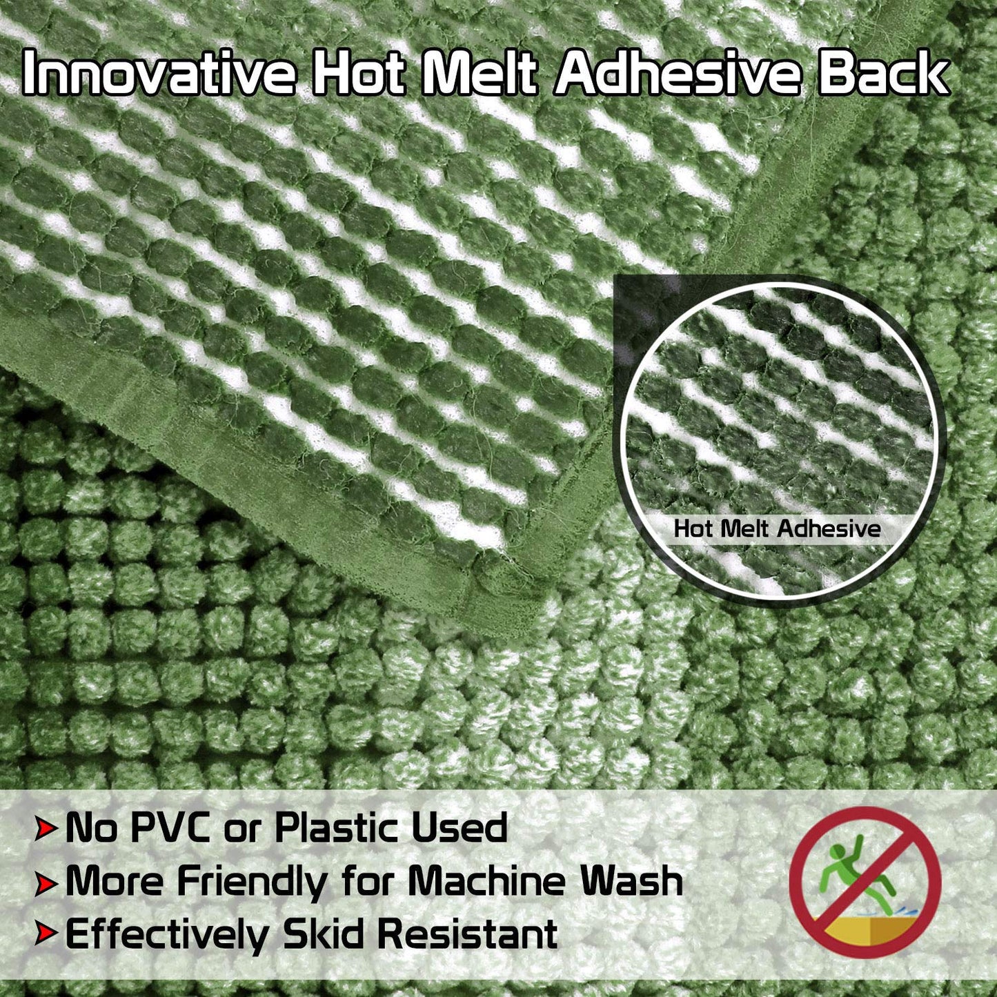 Super Soft Machine Washable Bathroom Floor Mats