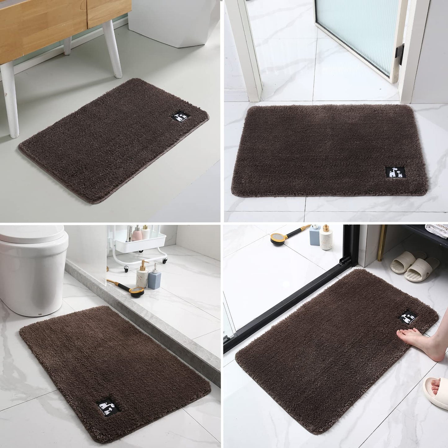 Super Soft Machine Washable Bathroom Floor Mat