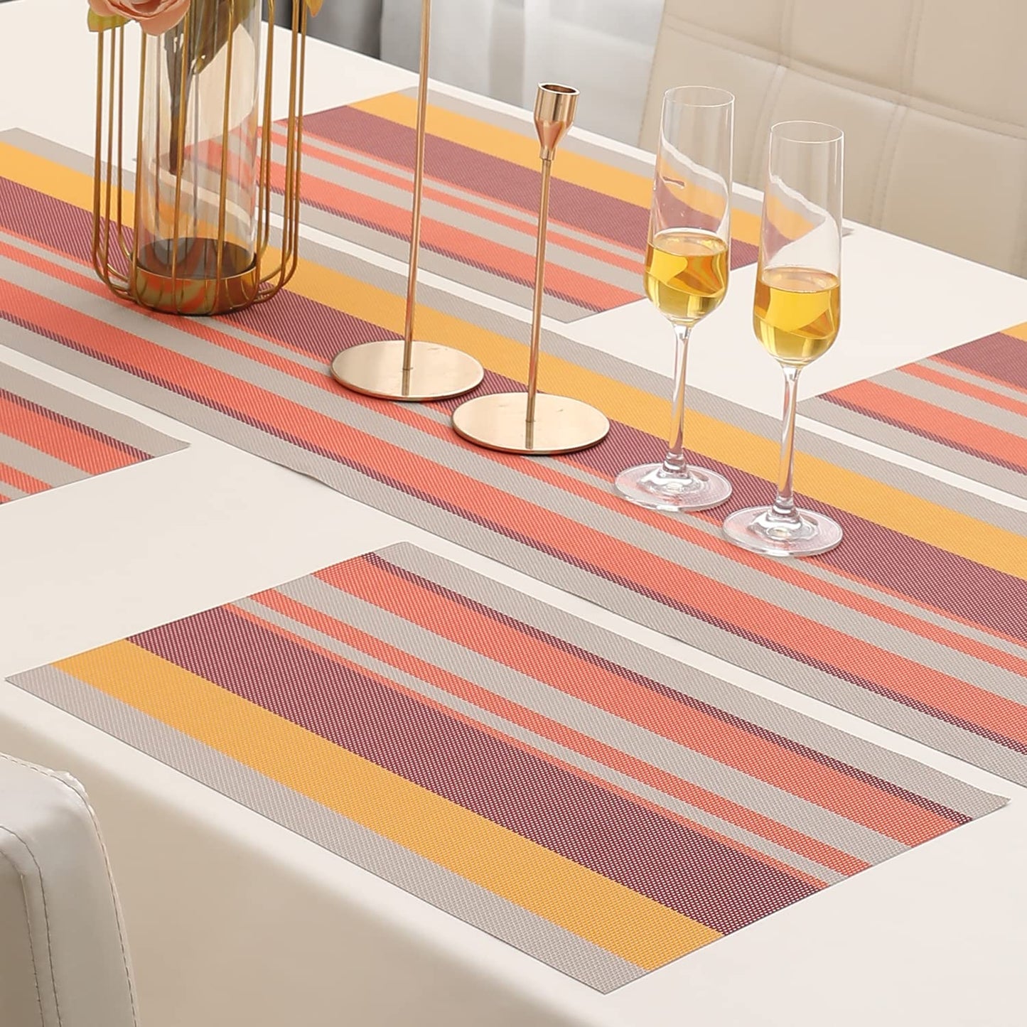 PVC Dining Table Mats, Multicolour
