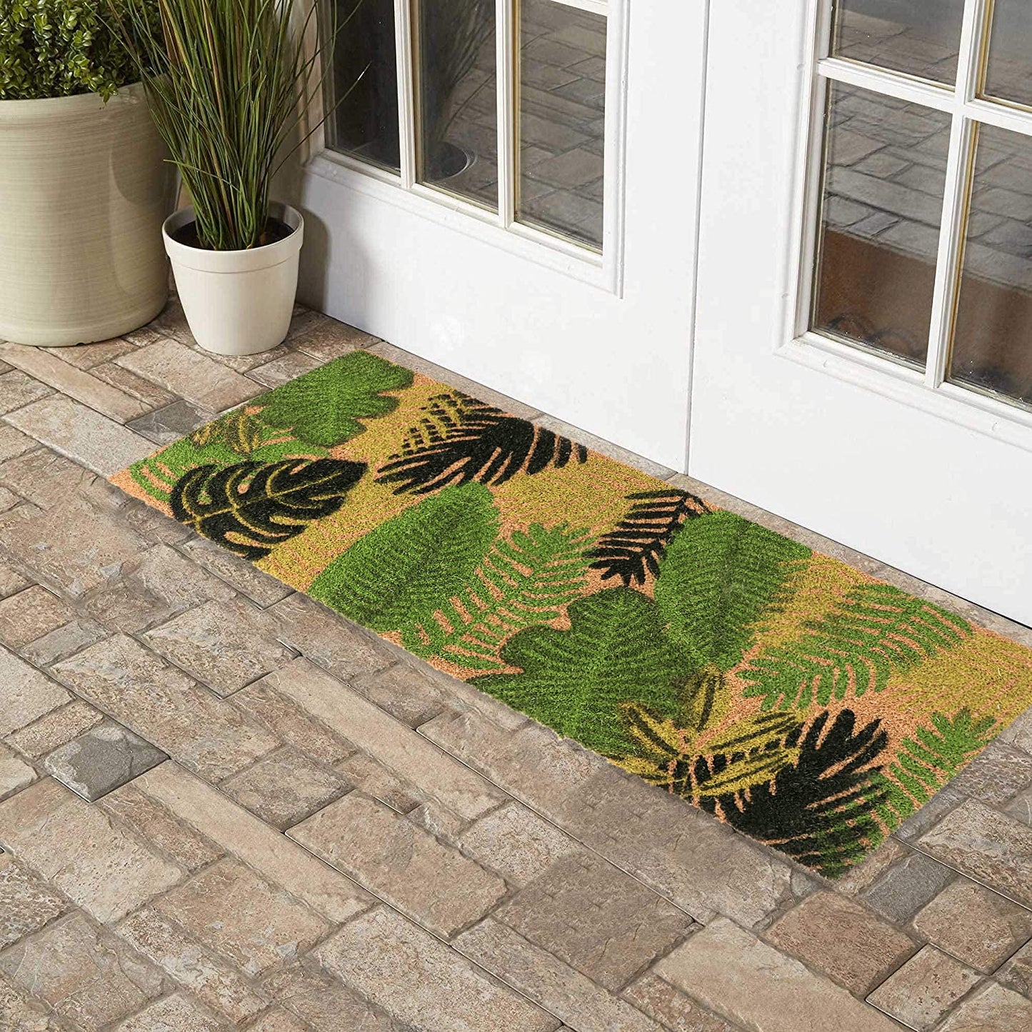Coir Entrance Door Mat with Anti-Slip PVC Backing