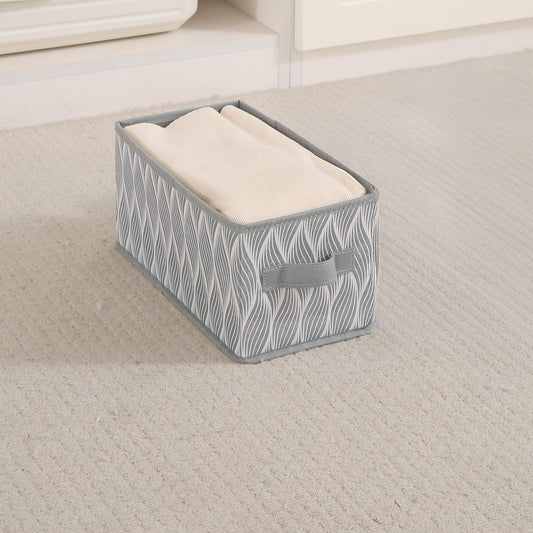 Foldable Clothes Storage Box | Durable Non-Woven Organizer with Handle