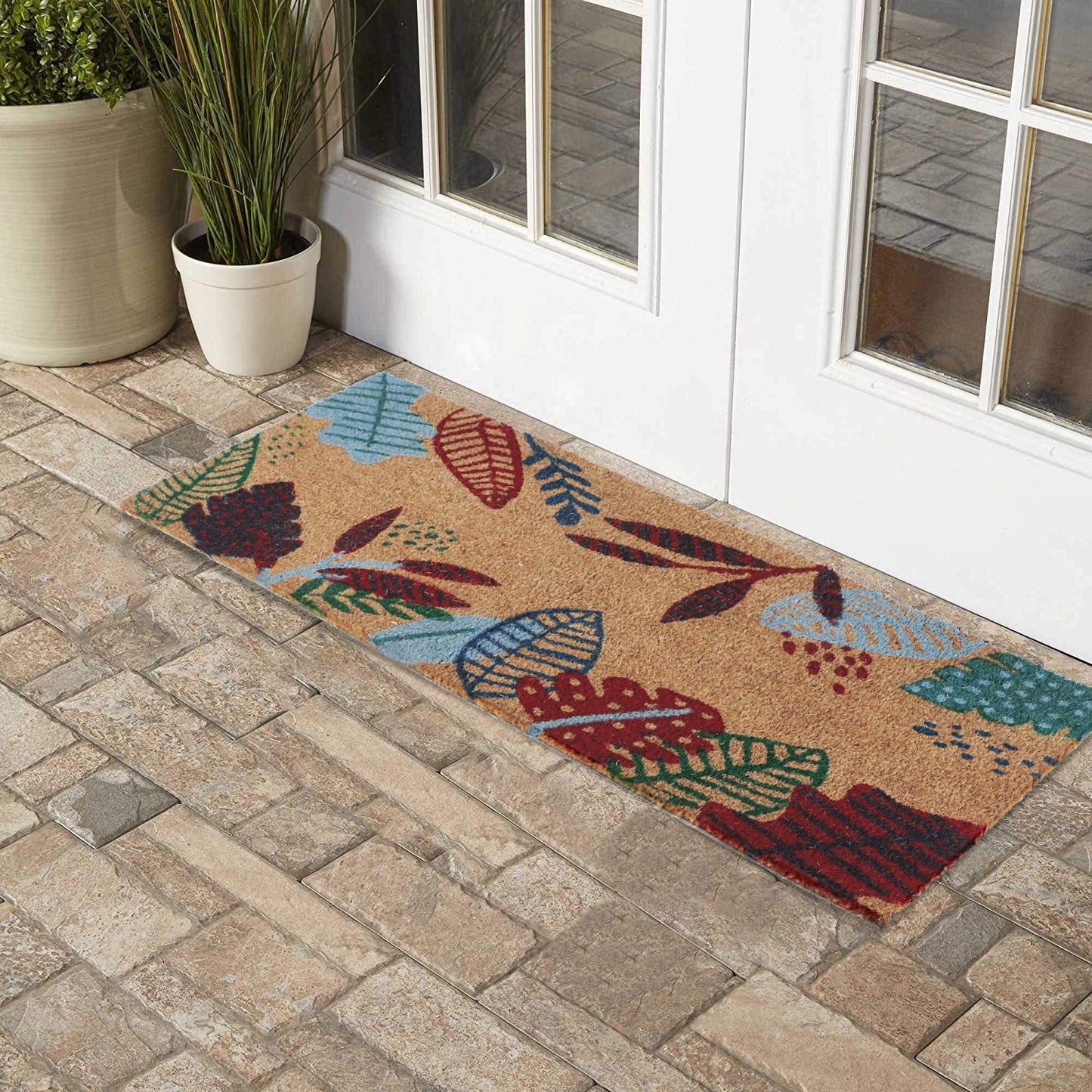 Coir Entrance Door Mat with Anti-Slip PVC Backing