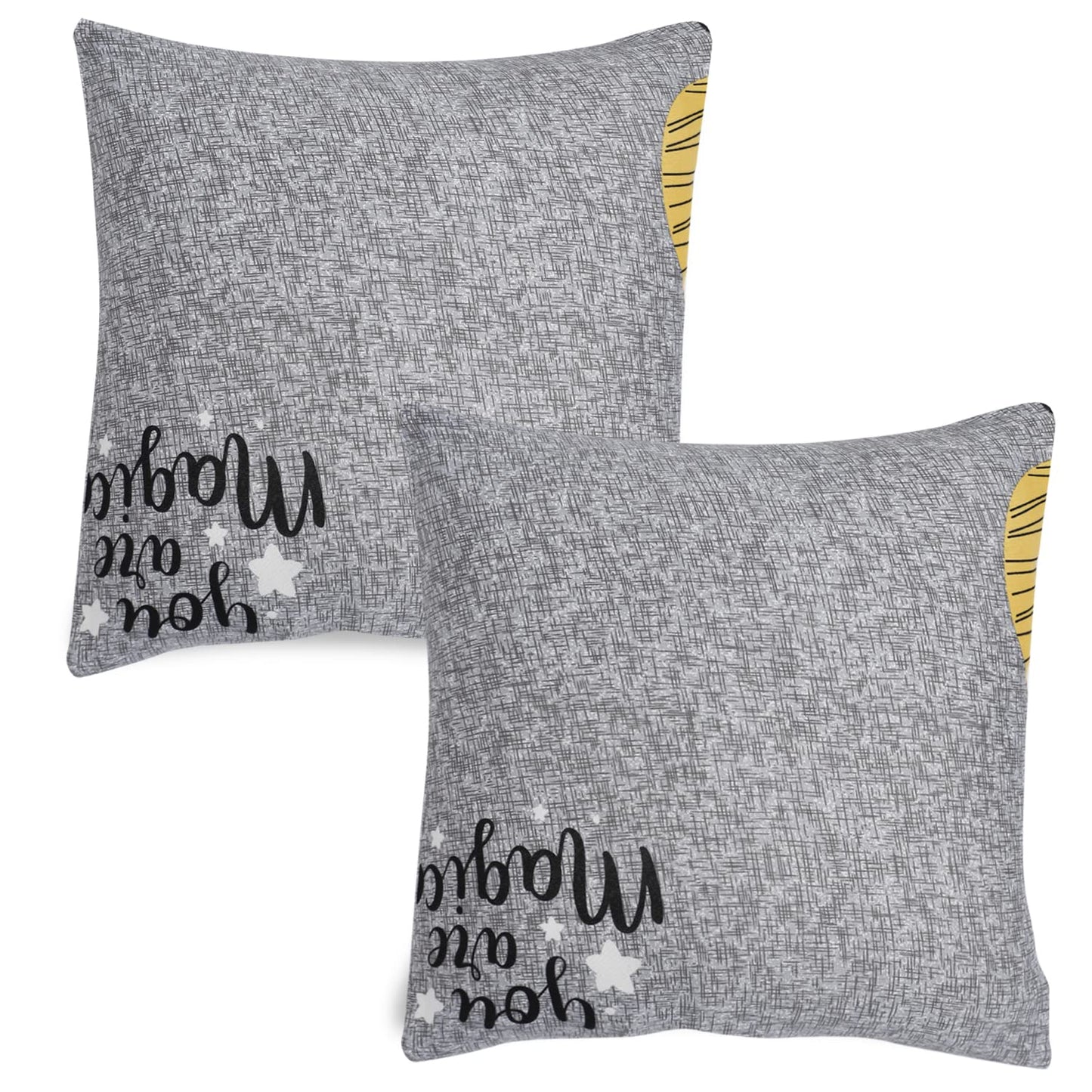 Best Grey Trees Printed square cushion cover online