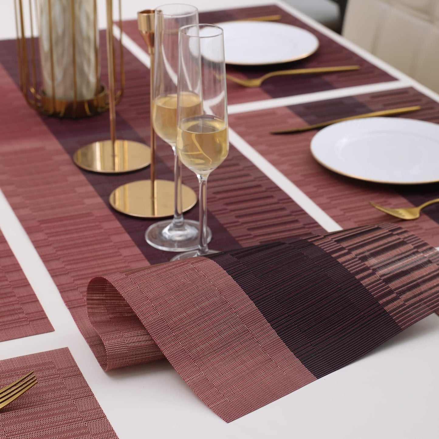 PVC Dining Table Mats, Wine