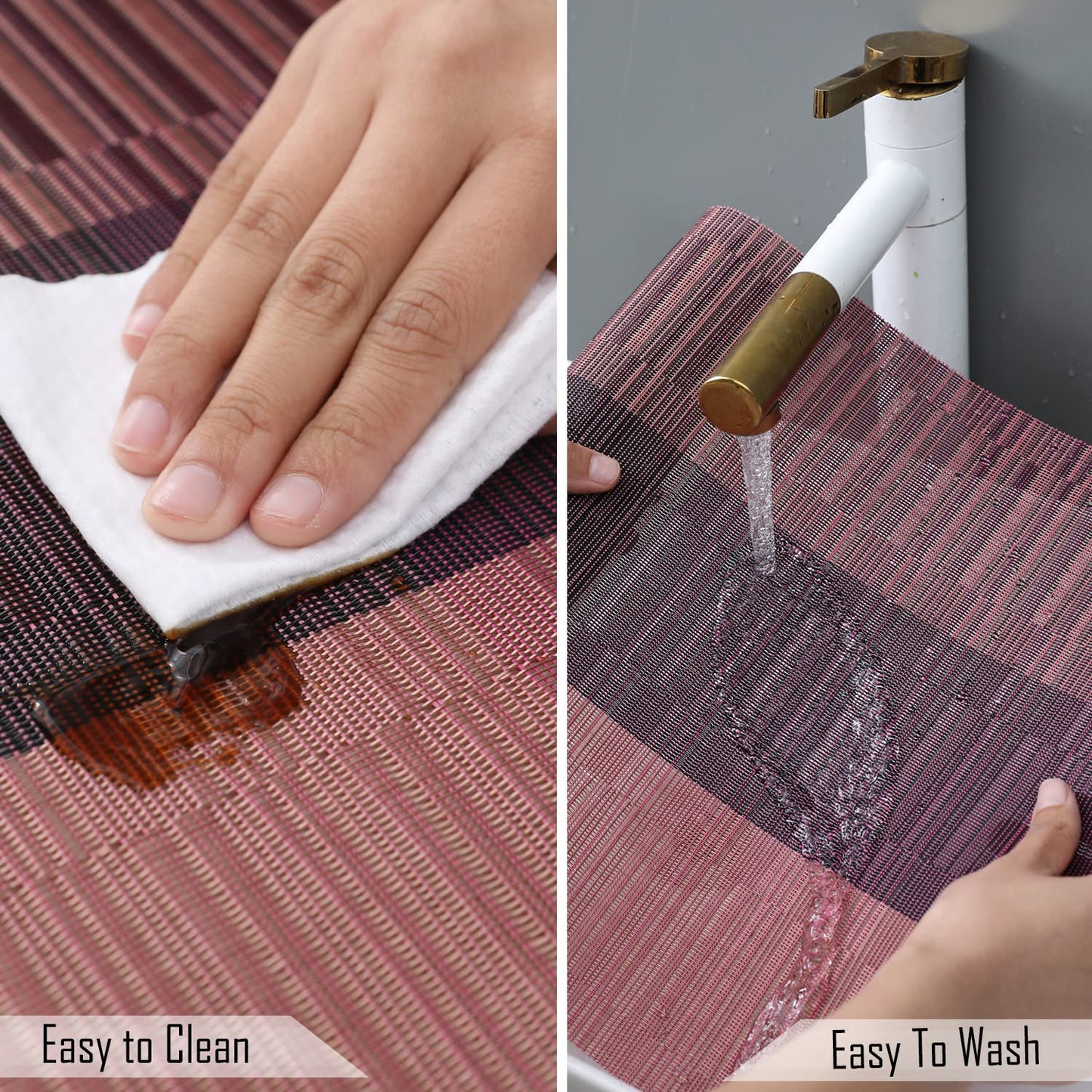 PVC Dining Table Mats, Wine