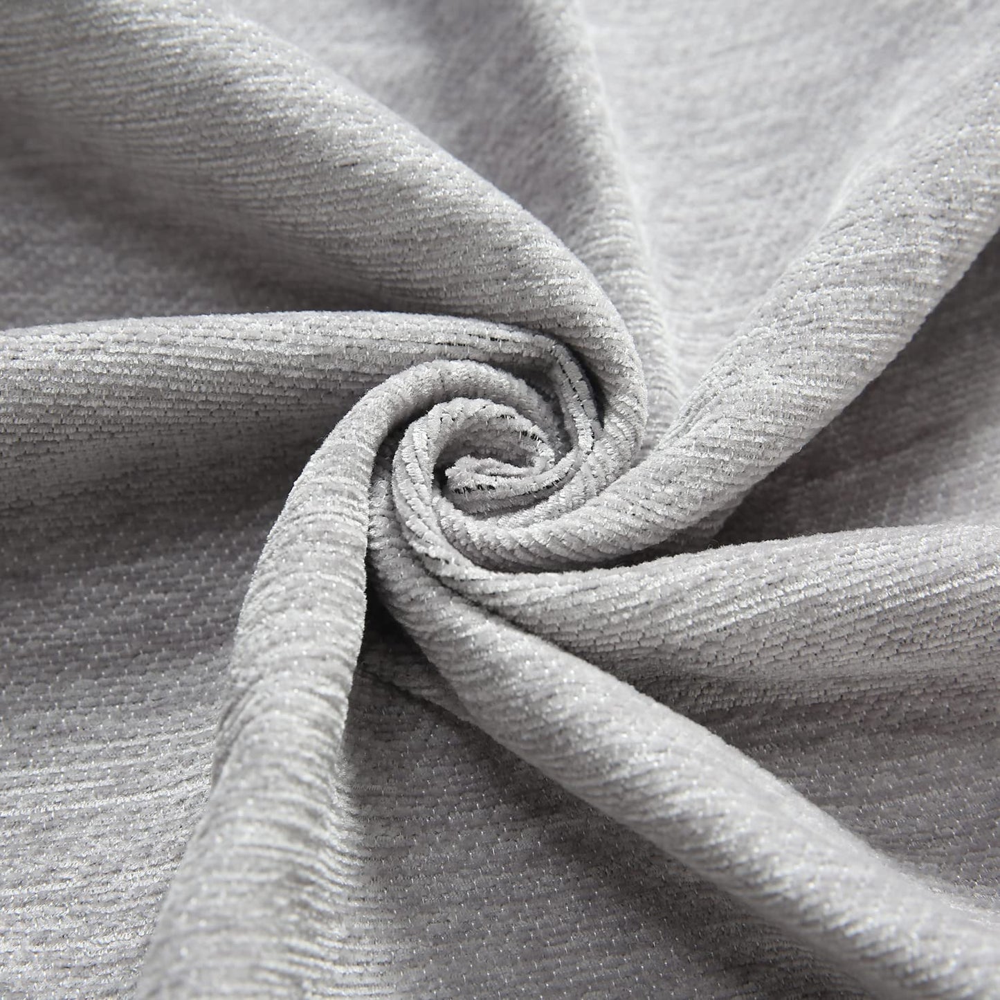 Thick, Soft and Pet Friendly Chenille Sofa Cover Throw, Grey Nature