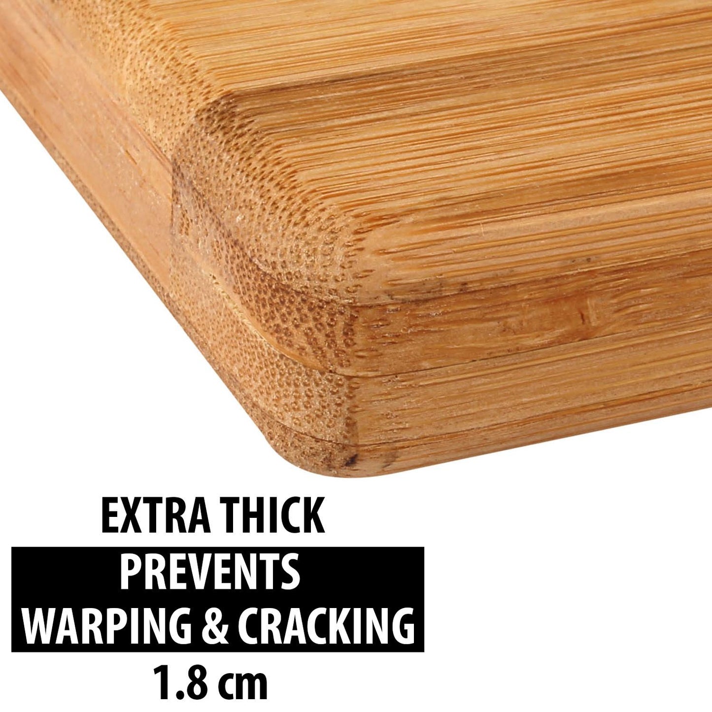 Bamboo Wooden Cutting Board With Handle - Medium/Large/Extra large