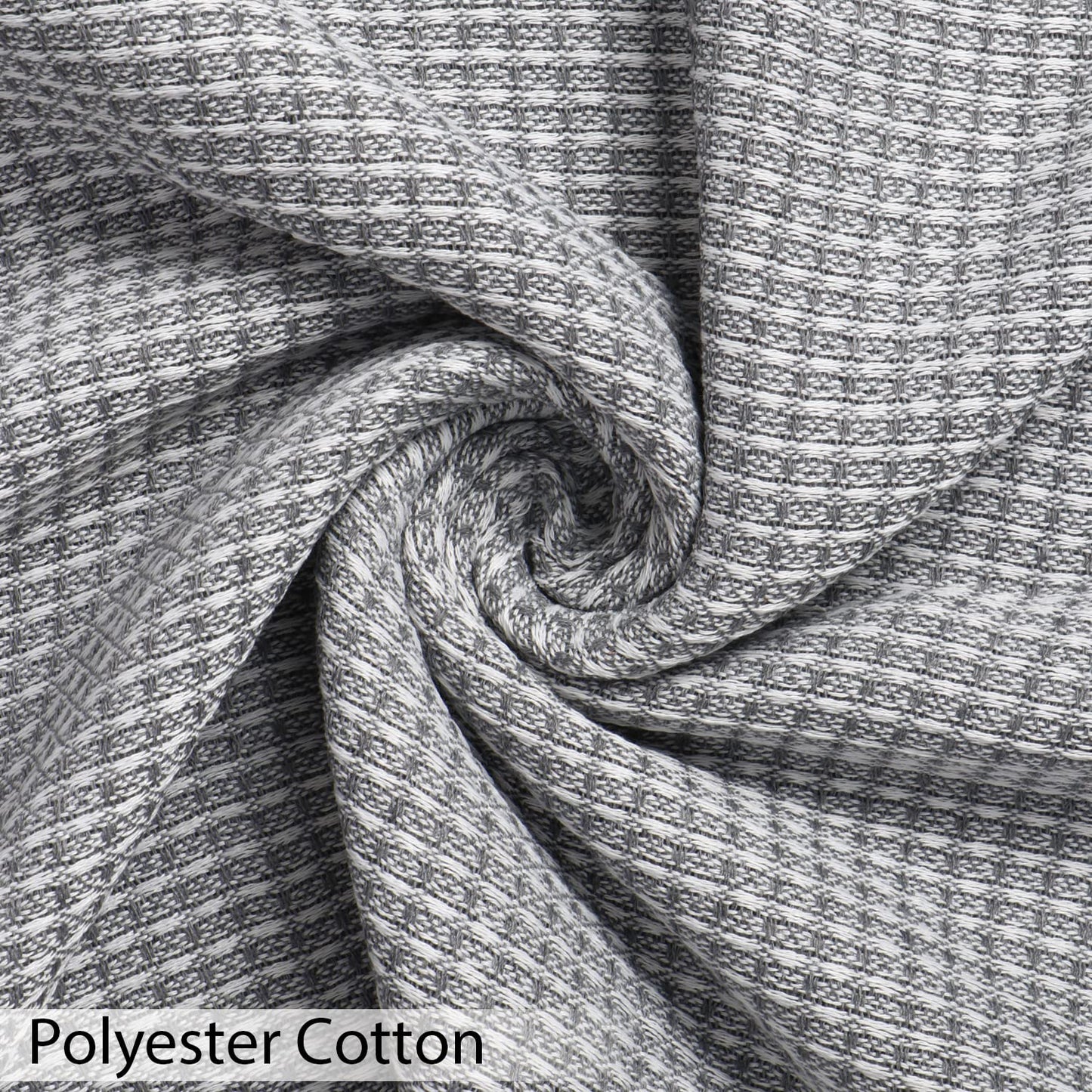 Breathable, soft Grey colour polycotton sofa throw material